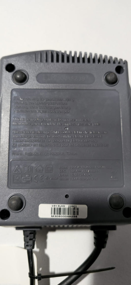 Acculader 24V 3-pins | geschikt voor Batavus, Sparta & Koga