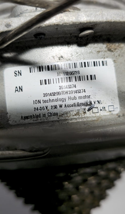 Achterwiel met motor | Sparta Ion M-Gear | 7 versnellingen | 28 inch | (SN:M111266728)