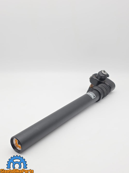 Verende zadelpen | 27,2 mm | Zwart