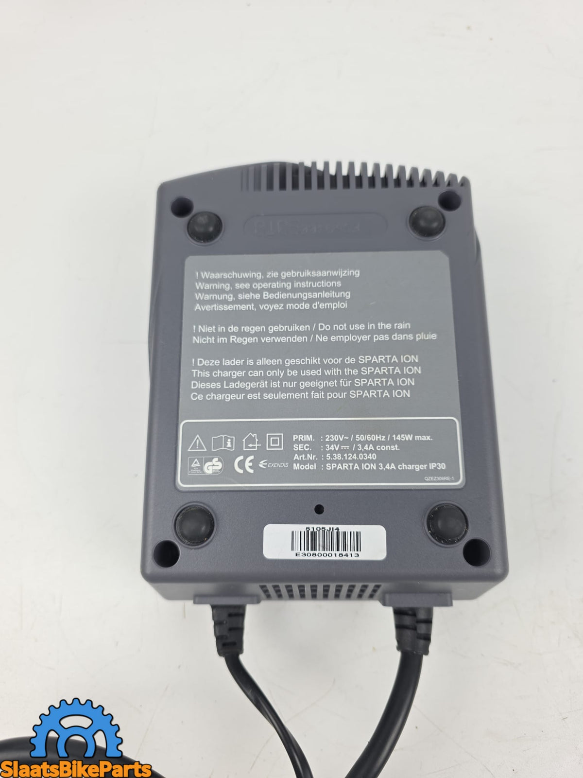 Acculader 24V 3-pins |  Batavus | Sparta | Koga