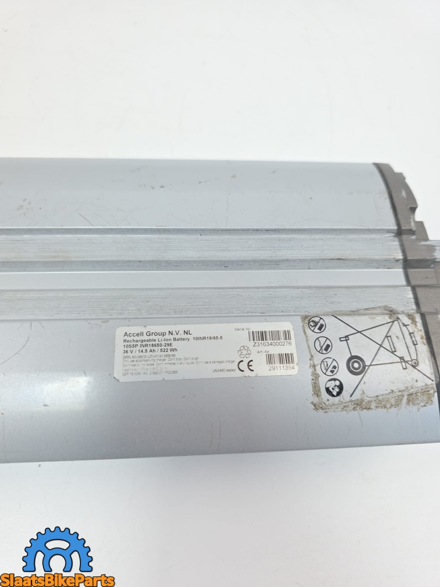 Fietsaccu | Sparta Batavus Koga PMU4 | 36V 14,5Ah 522Wh