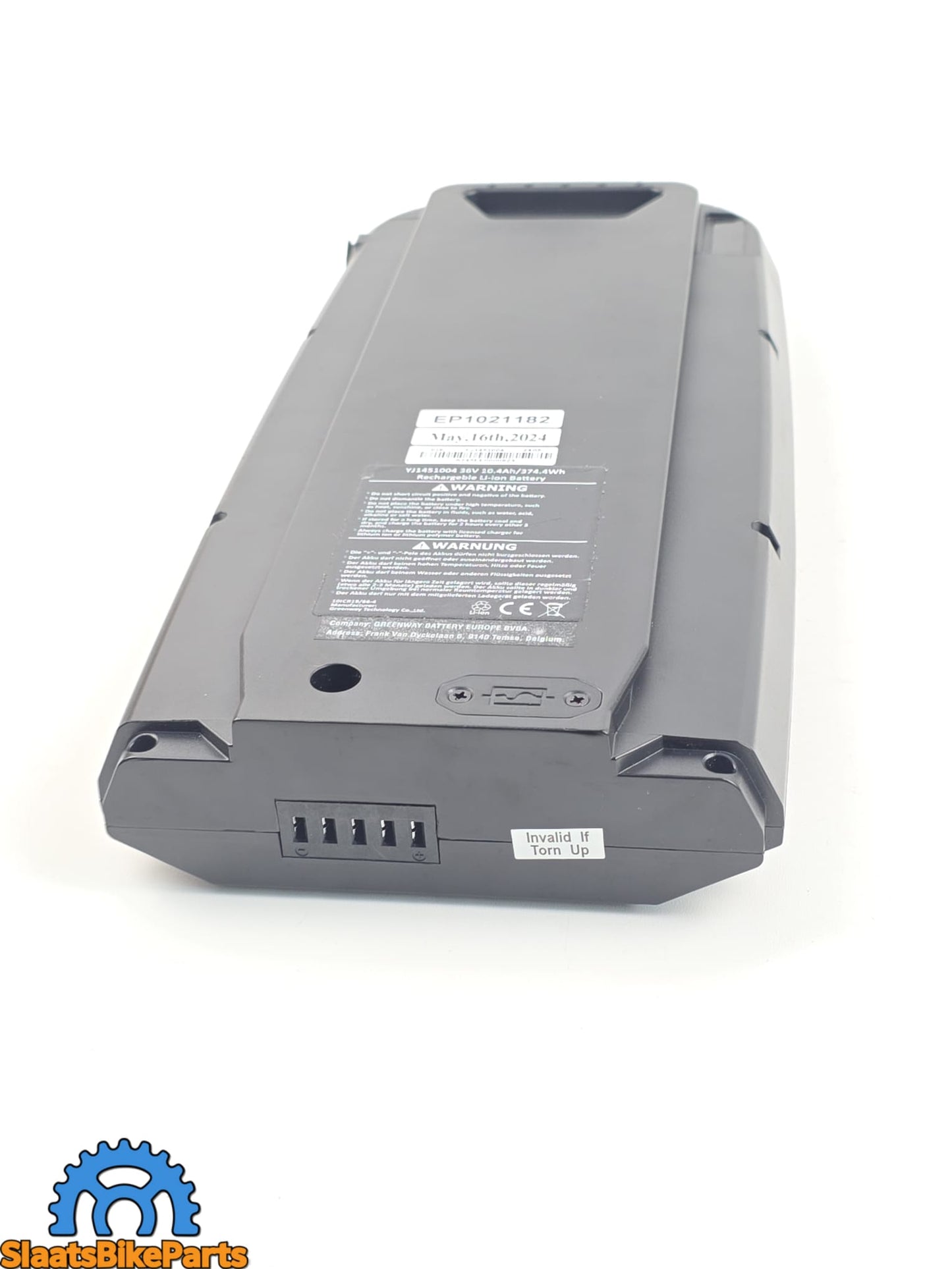Fietsaccu | Greenway | YJ1451004 36V 10.4Ah 374.4Wh