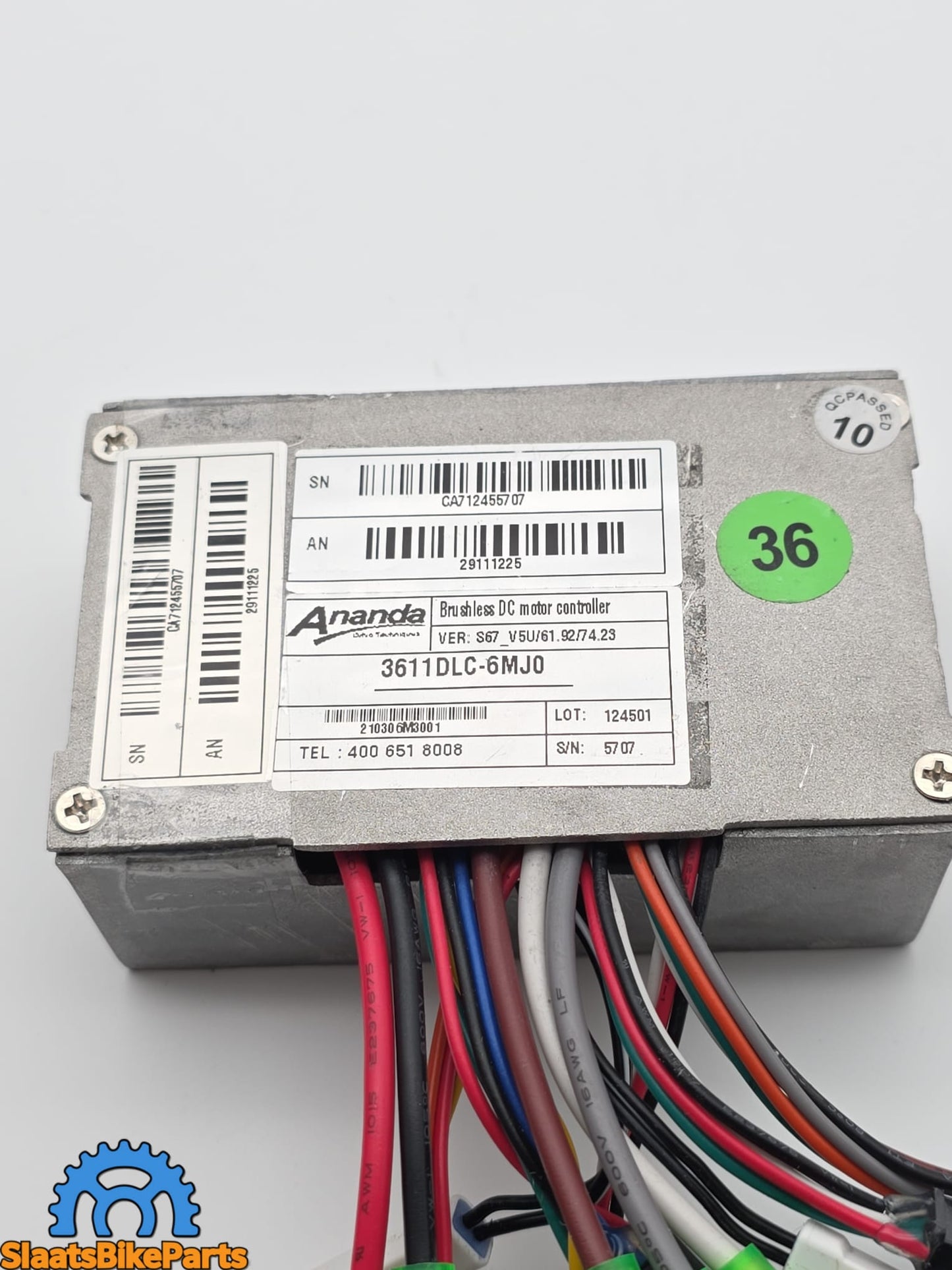 Controller Ananda | 3611DLC-6MJ0 | AN29111225 | 36V E-Motion