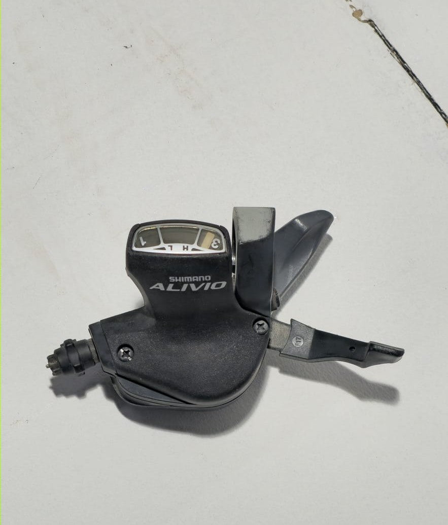 Shimano Alivio shifter | SL-M410 | Voorderailleur | Links | 3 versnellingen