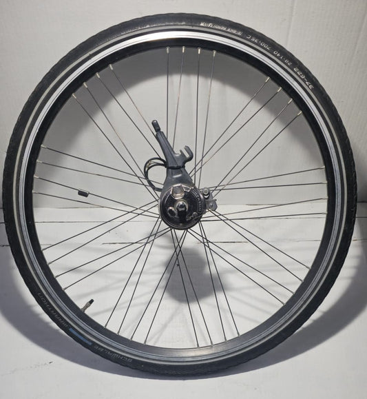 Voorwiel 28 inch met naafdynamo | Shimano | DH-2R30-E-H  | BR-IM41-F