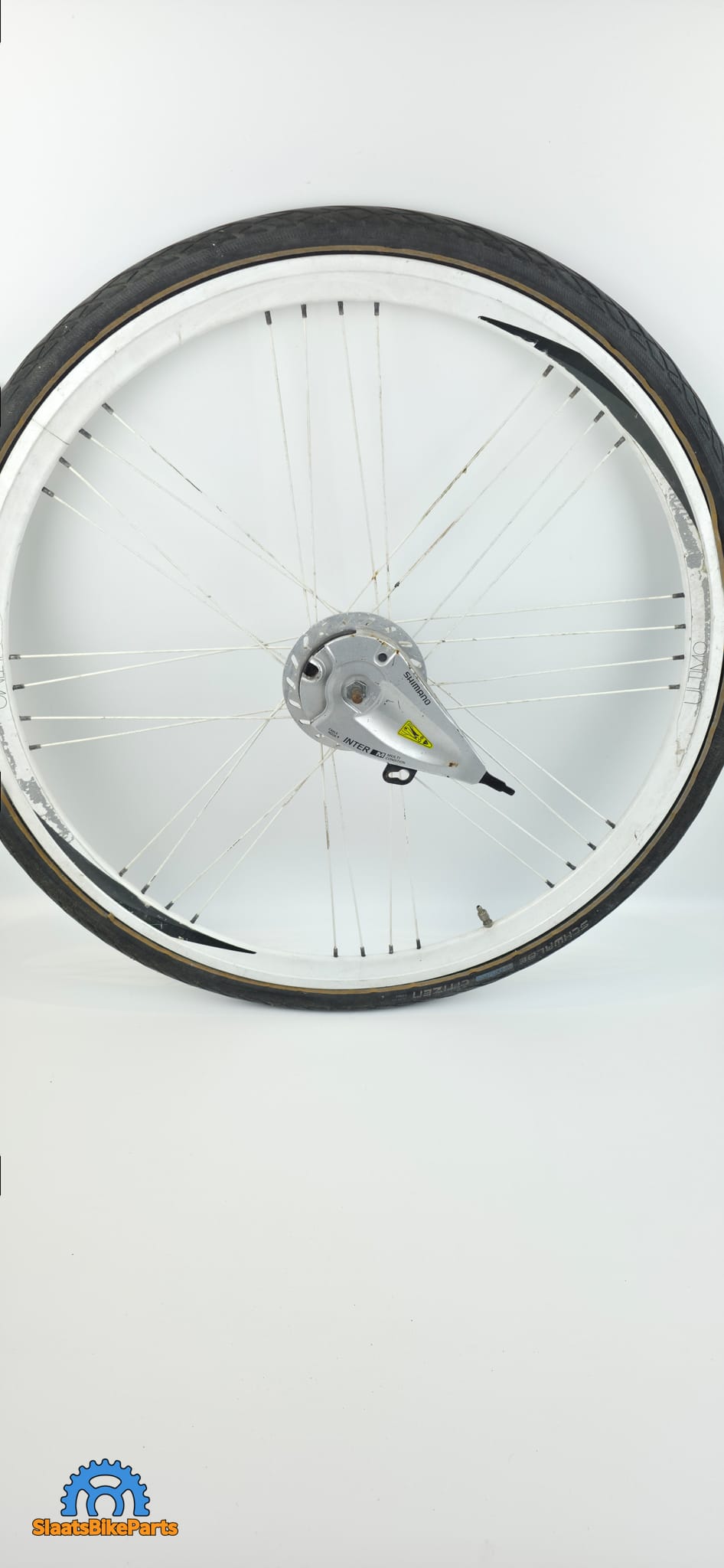 Voorwiel | Shimano | DH-2R35-E | Naafdynamo | 28 inch